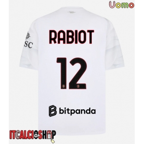 AC Milan Adrien Rabiot #12 Seconda Maglia 2026-27 Manica Corta